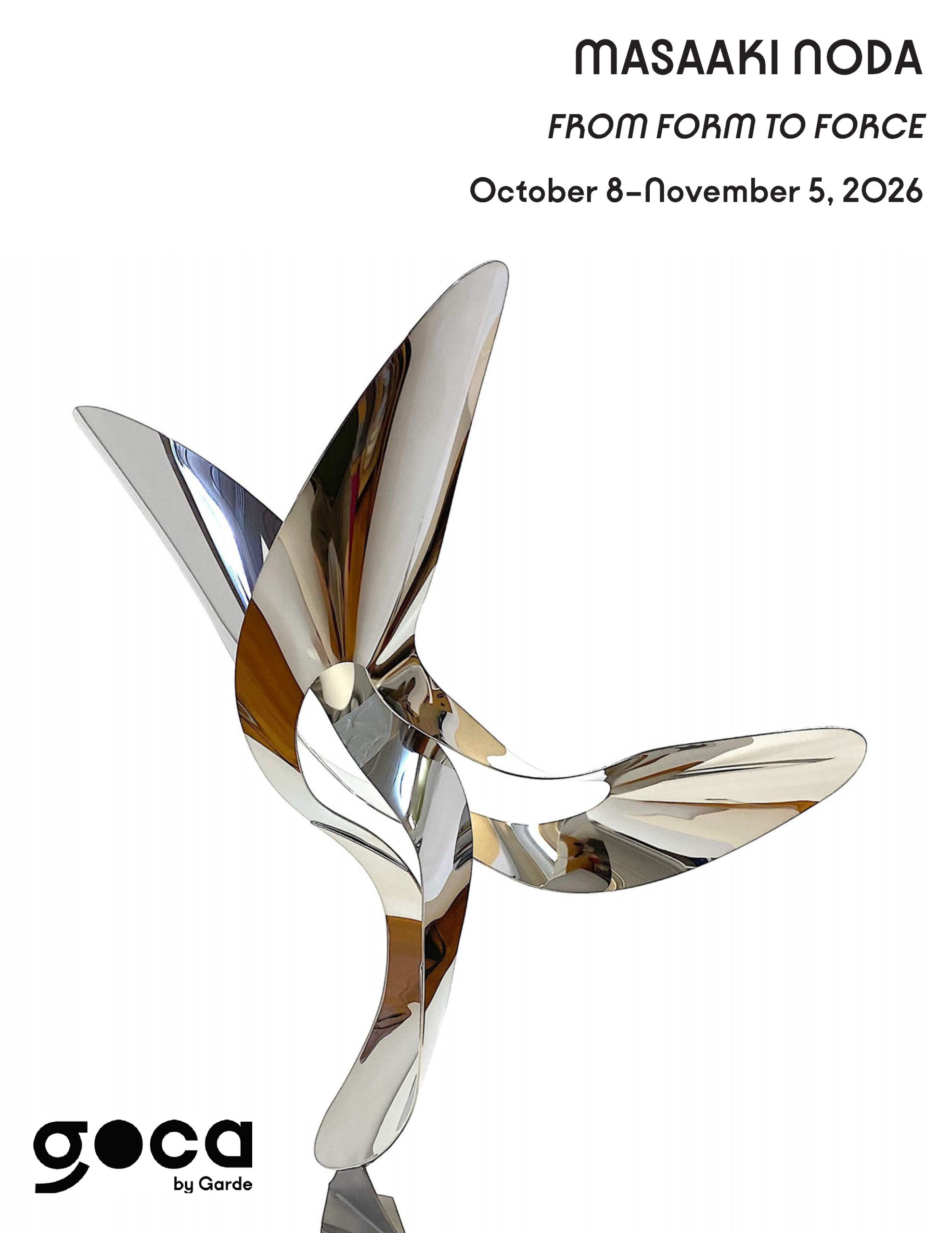 Cover Page 2026_GOCA_ EXHIBITION BOOK_Masaaki Noda