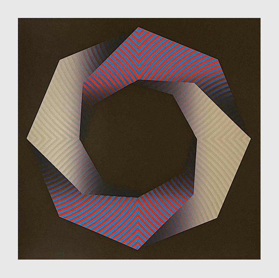 "Expression-57-A" Silkscreen print, 1976