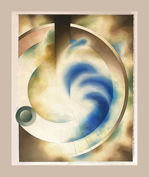 "Gravity" Watercolor, 1981