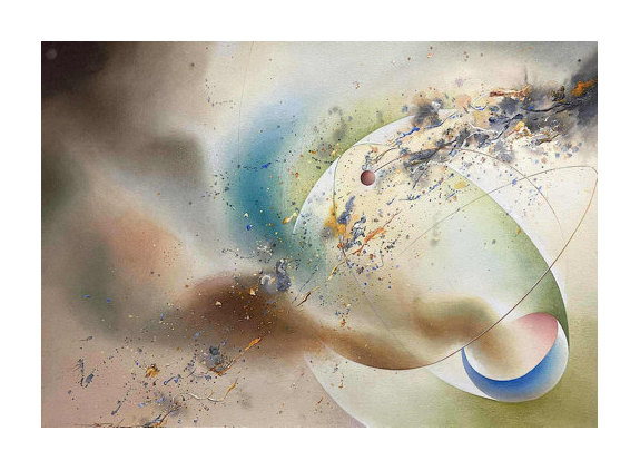 "Revolution" Watercolor, 1984