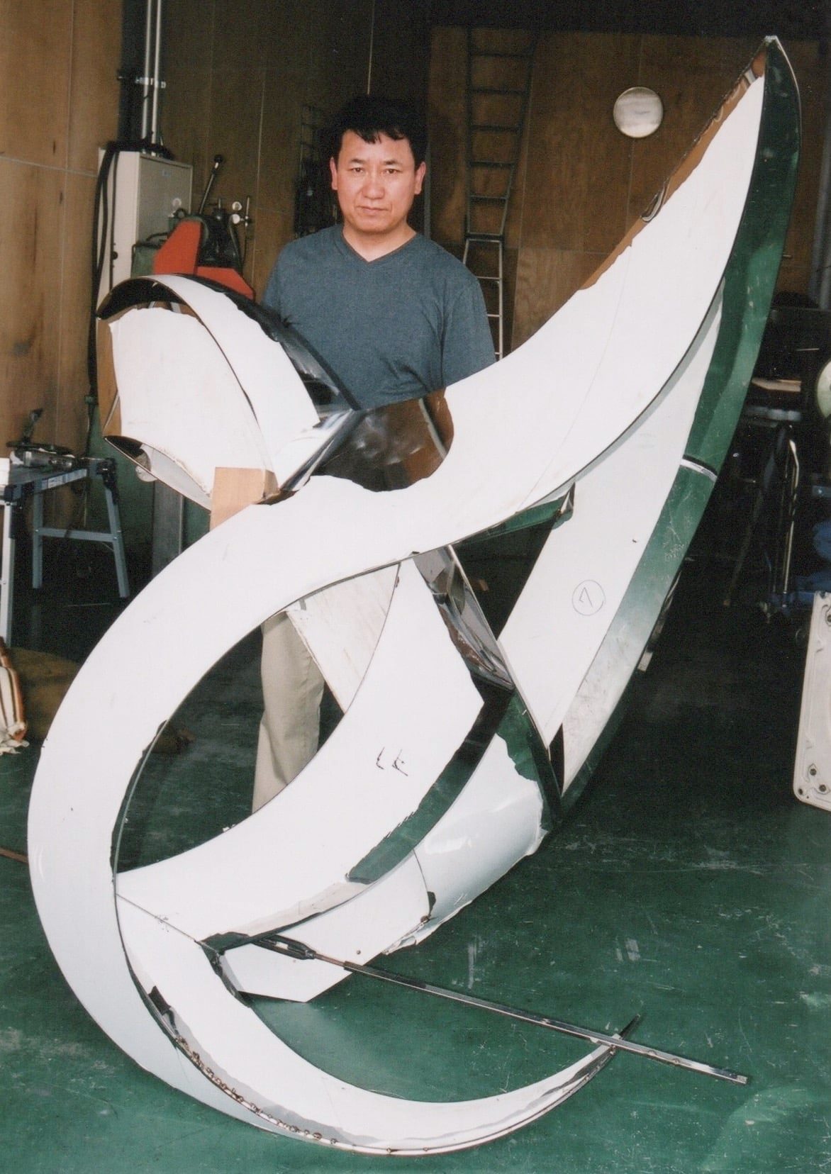 MNS-04-Making Perpetual Flight VI Rising to the Firmament for Shenzhen Art Museum, China Noda Metal Working Industry Co., Osaka