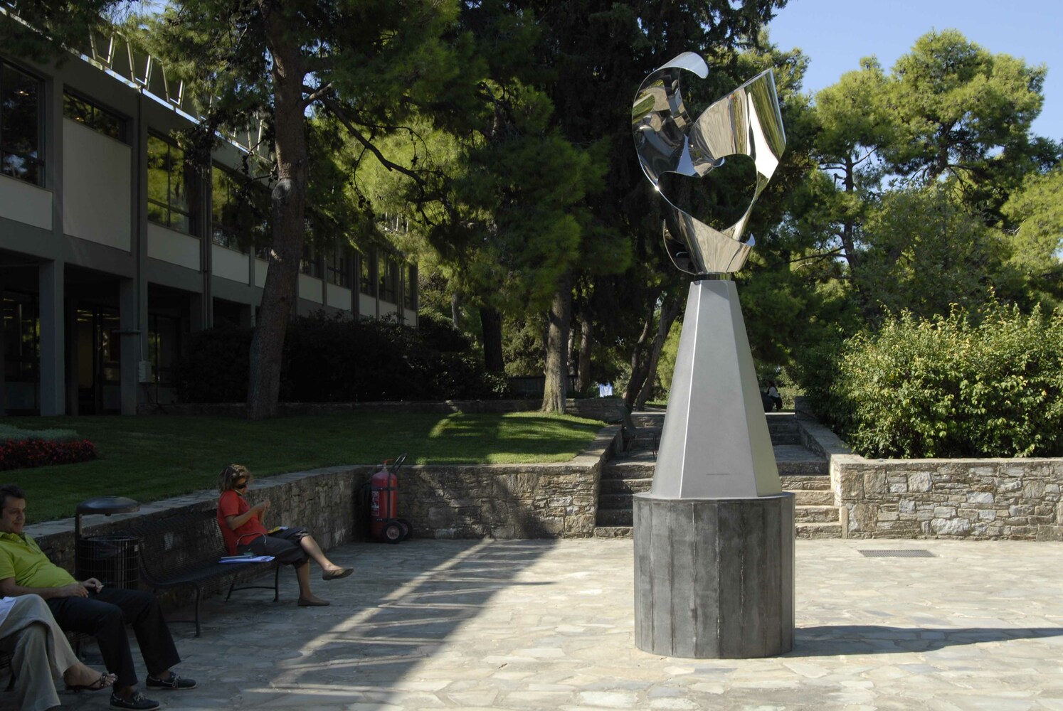 MNS-07 3 Open Mind Of Lafcadio Hearn , Stainless Steel , 4MH , 2009 , Greece